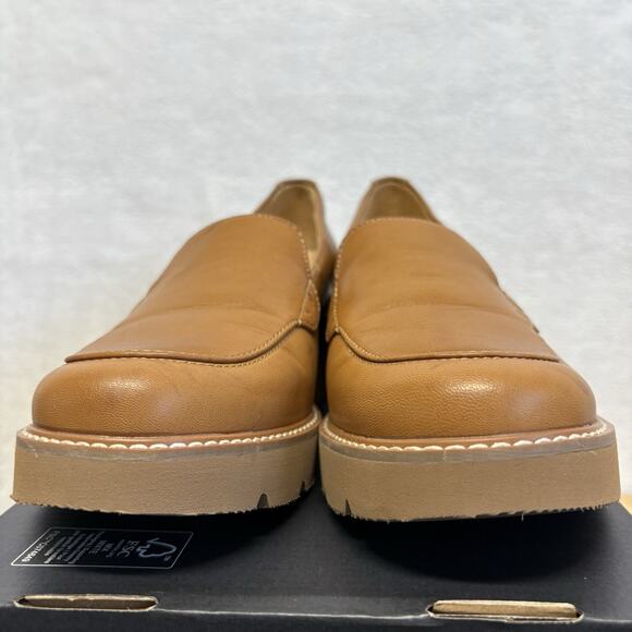 Naturalizer Women's Cabaret Slip On Lug Sole Loafer Shoe English Brown Size 7.5 - Picture 2 of 14